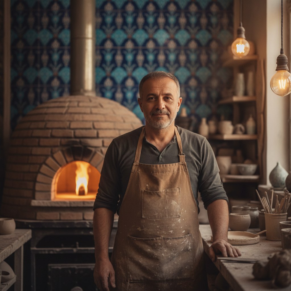 Emre Doğan, sır ve fırın ustası
